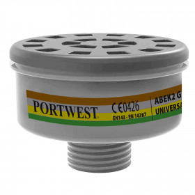 Filtro Gas ABEK2 attacco universale (Pk4) (per 4 pcs) P926