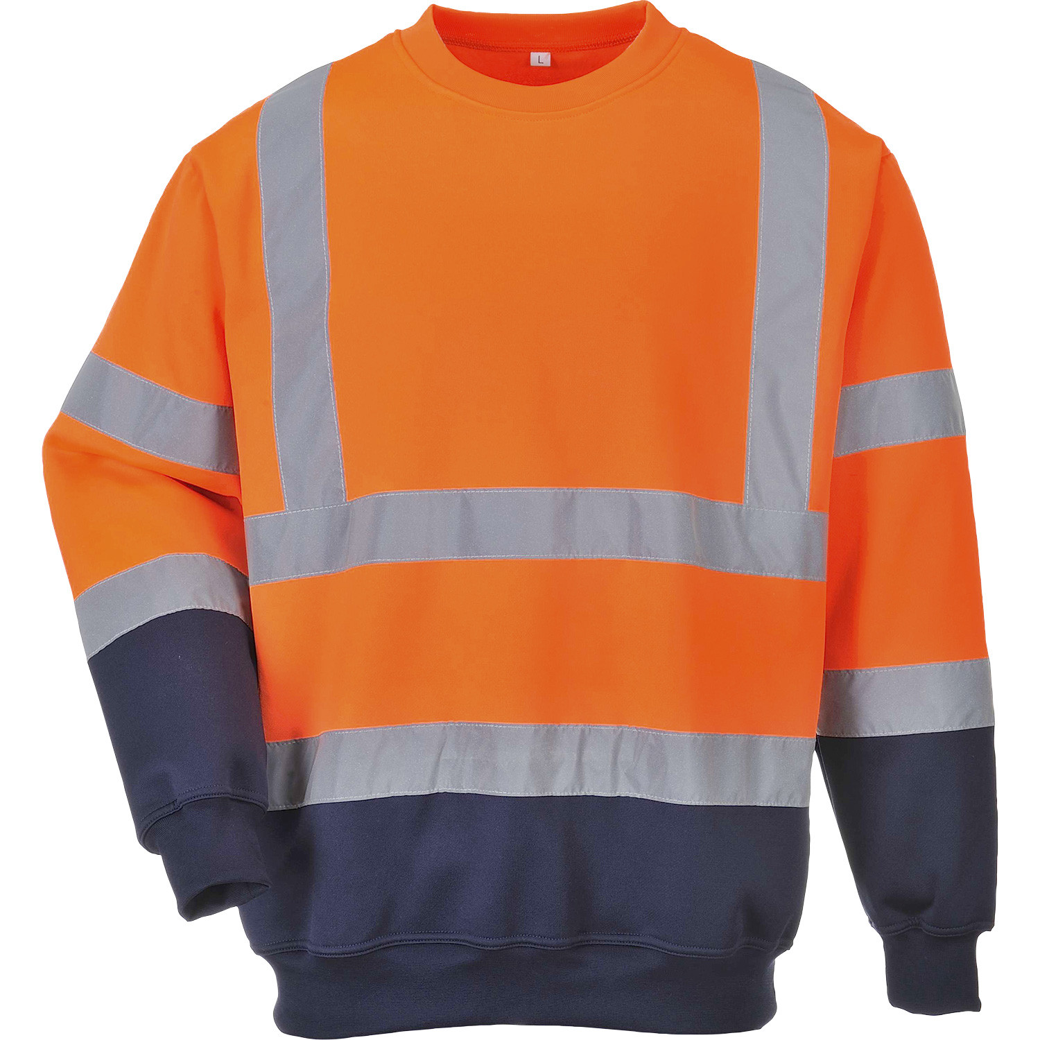 Yoko Yk030/Hvj510 - Felpa Alta Visibilità Uomo - Arancione Fluorescente, Conforme EN ISO20471 C3, 100% Poliestere - 5