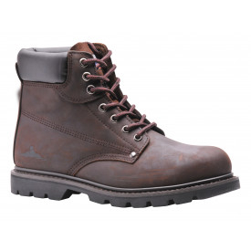 Stivale di sicurezza Steelite SB HRO FW17 in marrone. &Egrave; presente un link al prodotto.