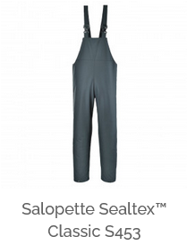 Salopette classica Sealtex S453 di colore grigio con link all'articolo.
