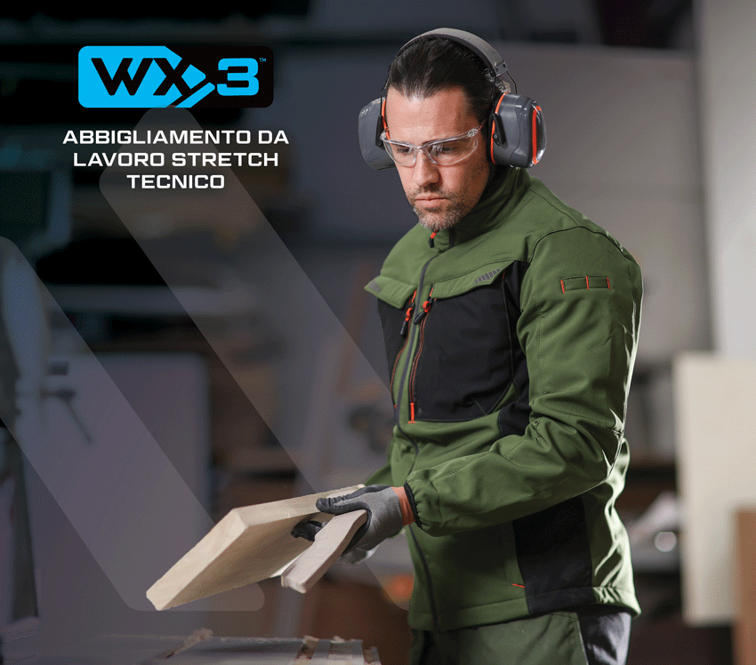 Carpentiere in abbigliamento da lavoro WX3