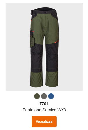 Pantaloni da lavoro T701 in verde oliva