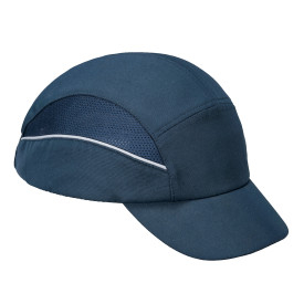 Cappello antiurto PS59 Air Tech blu navy con pannelli laterali in mesh
