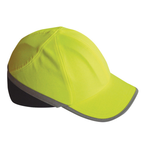 Cappello antiurto ad alta visibilit&agrave; PW79 in giallo fluorescente