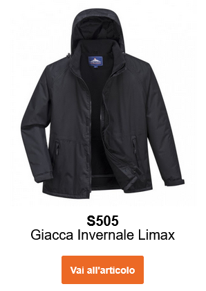 Immagine della giacca Limax S505 in nero.