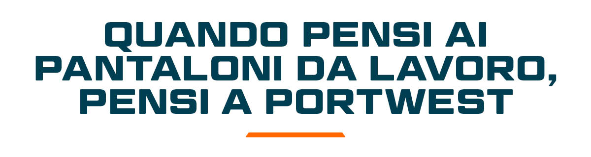 Quando pensi ai pantaloni da lavoro, pensi a Portwest.