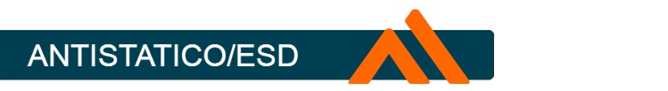 Banner con sfondo blu con logo Portwest arancione e la scritta "Antistatic / ESD". C'è un collegamento alla selezione di guanti antistatici.