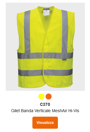 Esempio di immagine del gilet di sicurezza con spallacci e fascia doppia pancia C370 con link all'articolo.