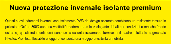 Descrizione delle qualità della collezione PW3 di Portwest.