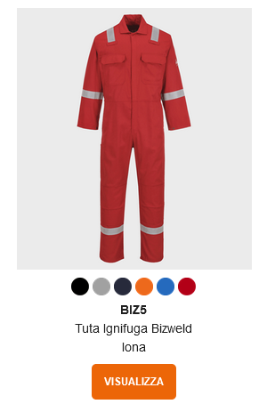 Immagine del modello e collegamento al Bizweld Iona FR Overall BIZ5.