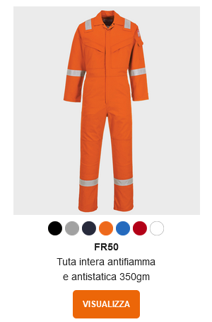 Immagine e collegamento del modello della tuta antistatica ignifuga FR50 FR50.