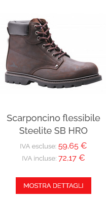 SCARPONCINO FLESSIBILE STEELITE SB HRO